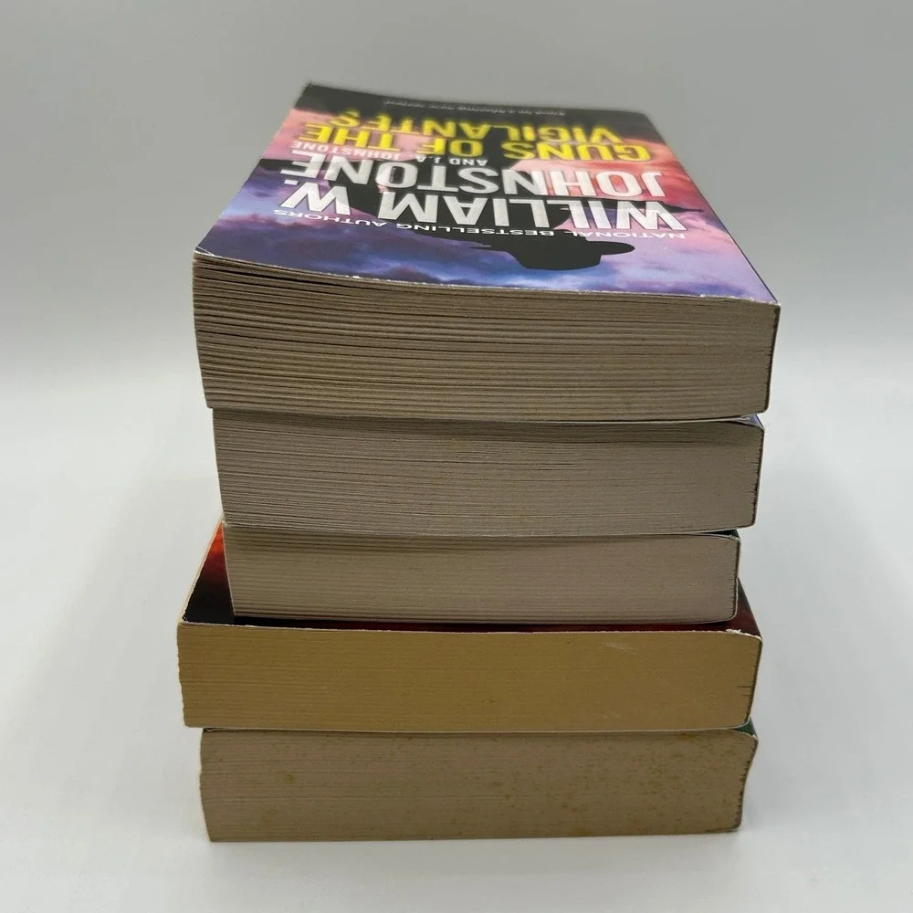 BUNDLE Johnstone 5 Western Fiction Book‎ Lot Paperback Cowboy Action Adventure